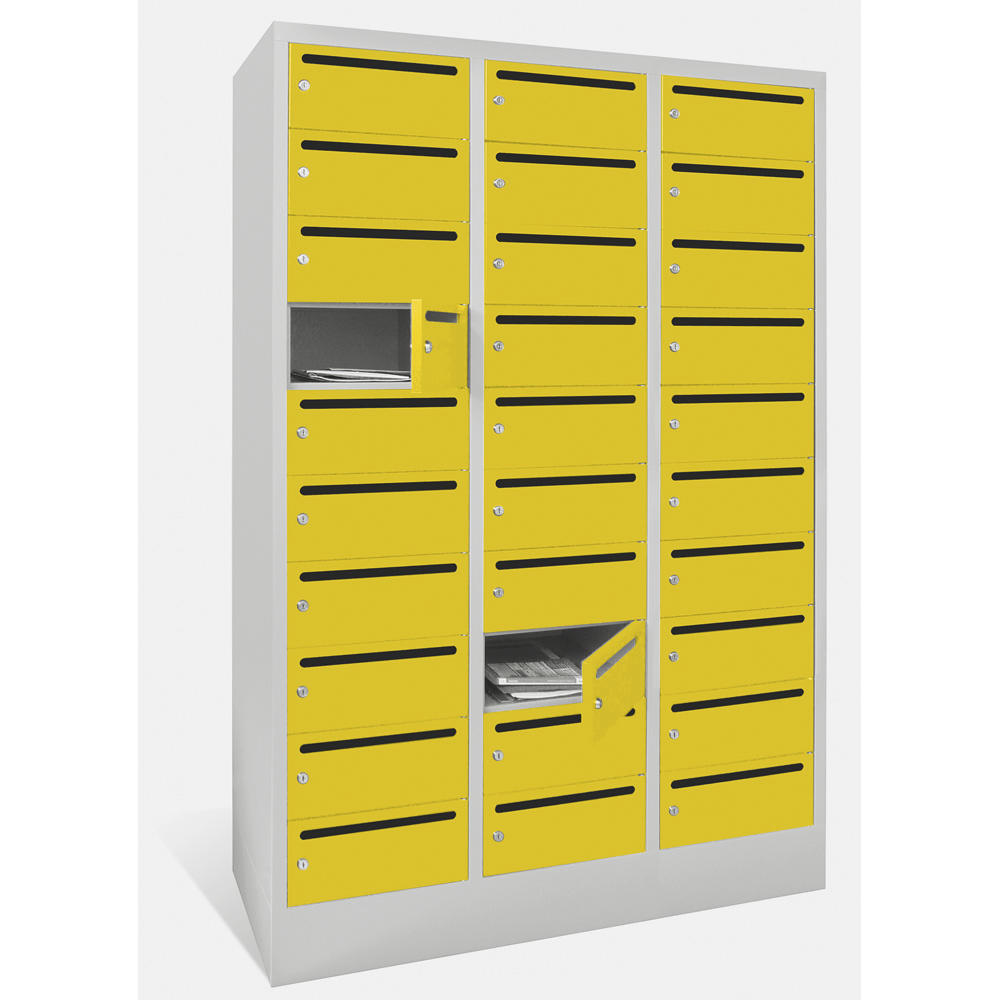 Postverteilerschrank | Zinkgelb RAL 1018 | 300 | 30