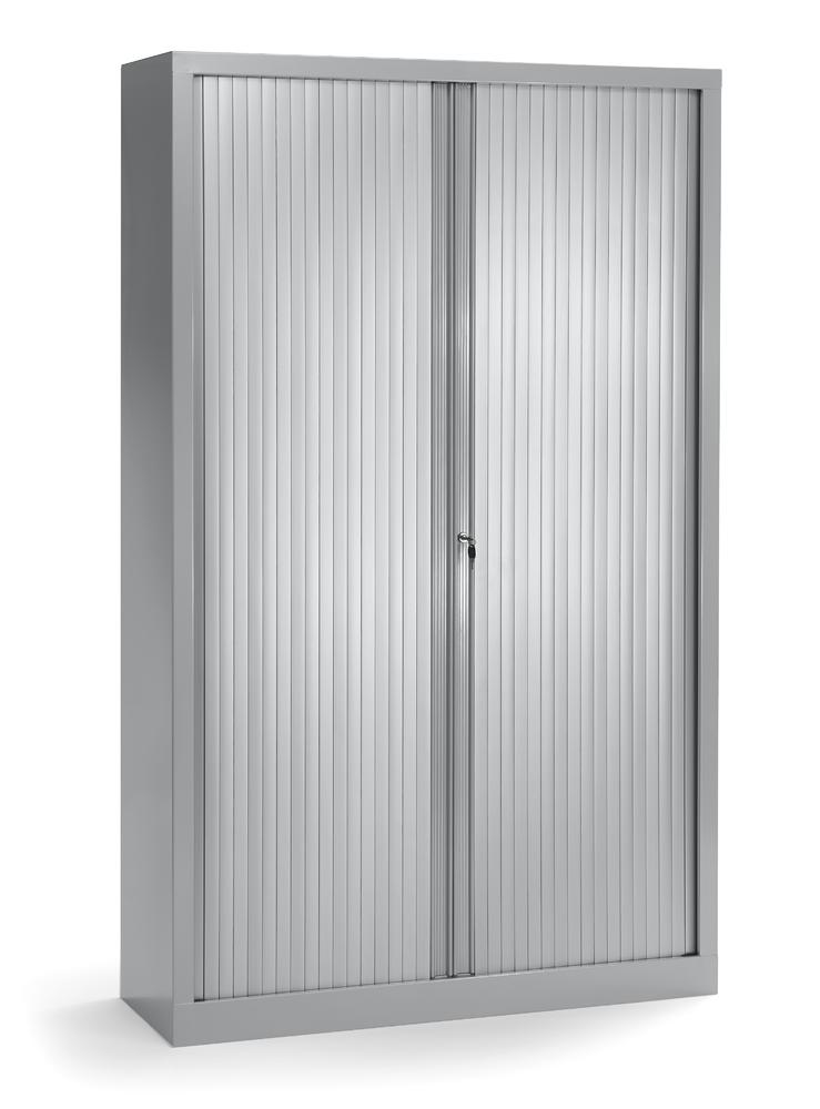 Rollladenschrank | Alusilber RAL 9006 | 1200 | 1980 mm (5 OH) | 3-Punkt-Schliessung