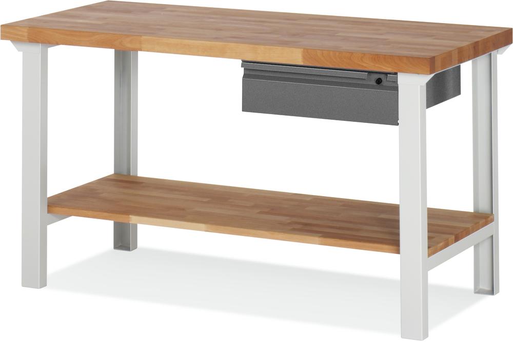 System Werkbank - 1 Schublade 1x150, 1 Ablageboden | Anthrazit metallic | 1500