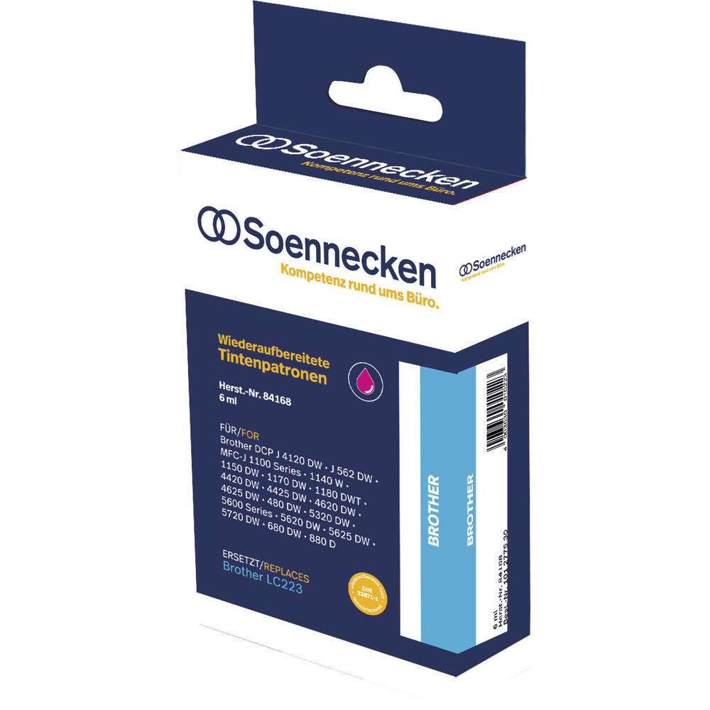 Soennecken Tintenpatrone 84168 wie Brother LC223M