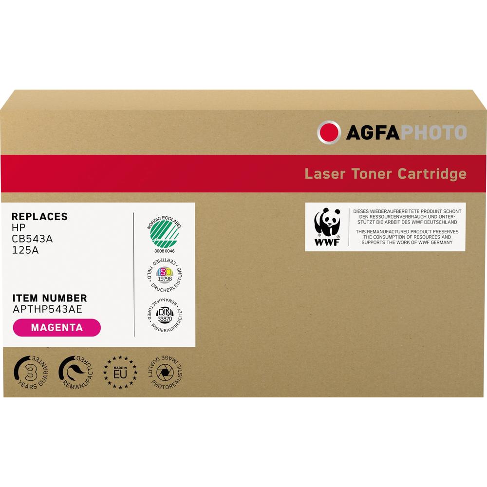 AgfaPhoto Toner APTHP543AE wie HP CB543A 125A