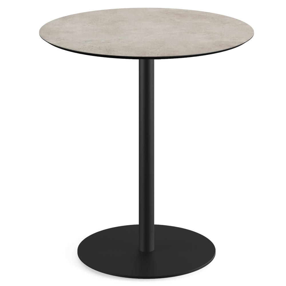 Cafeteriatisch IBIZA PRO | Grau | Schwarz | Rund