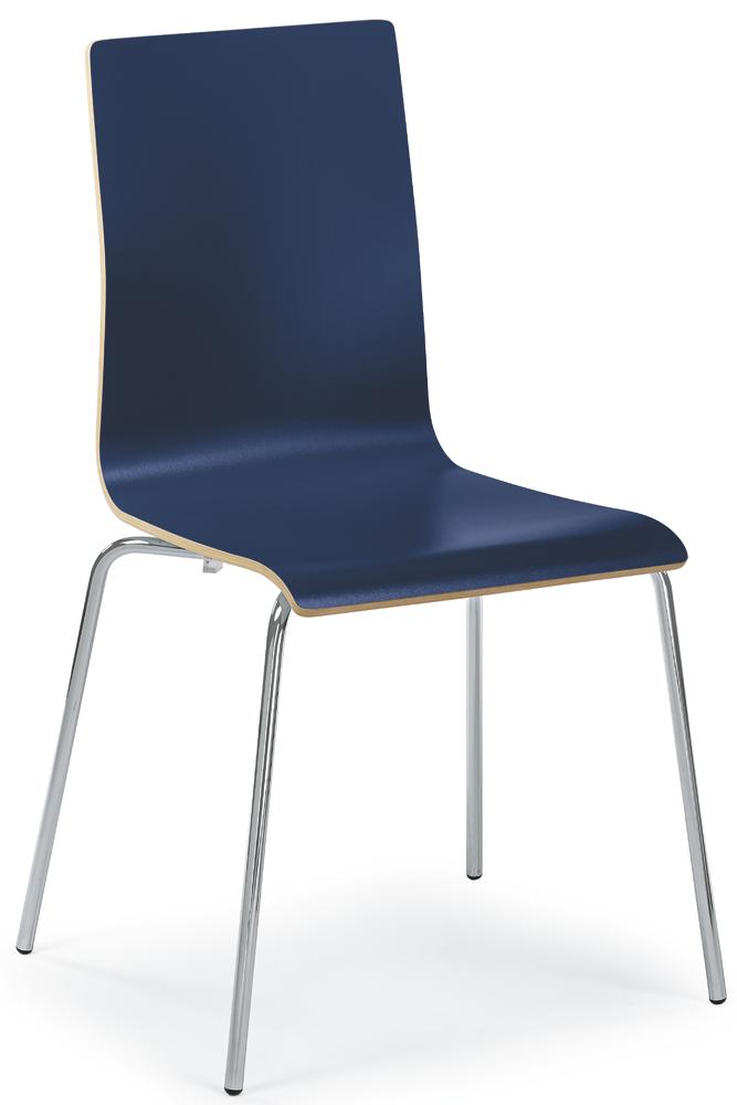 Besucherstuhl QUADRAS | Blau