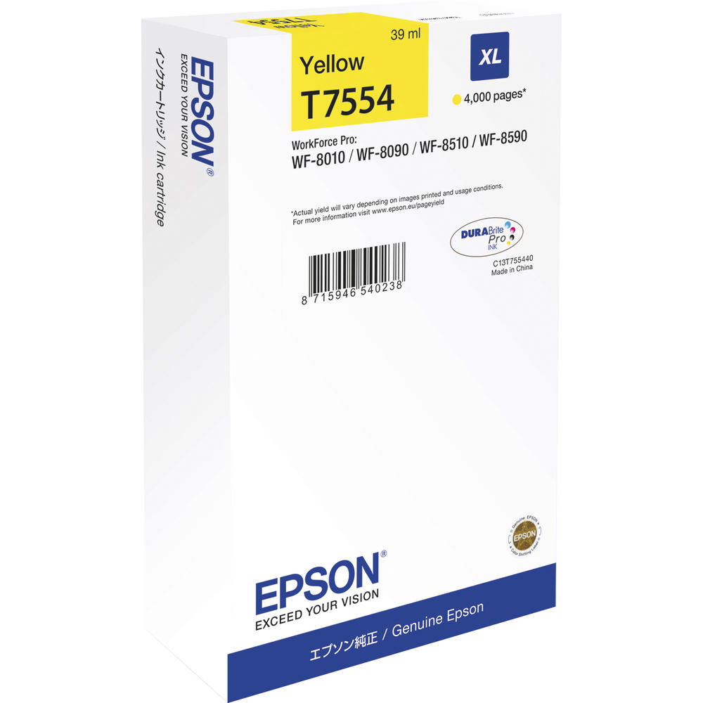 Epson Tintenpatrone C13T755440 T7554 4.000Seiten