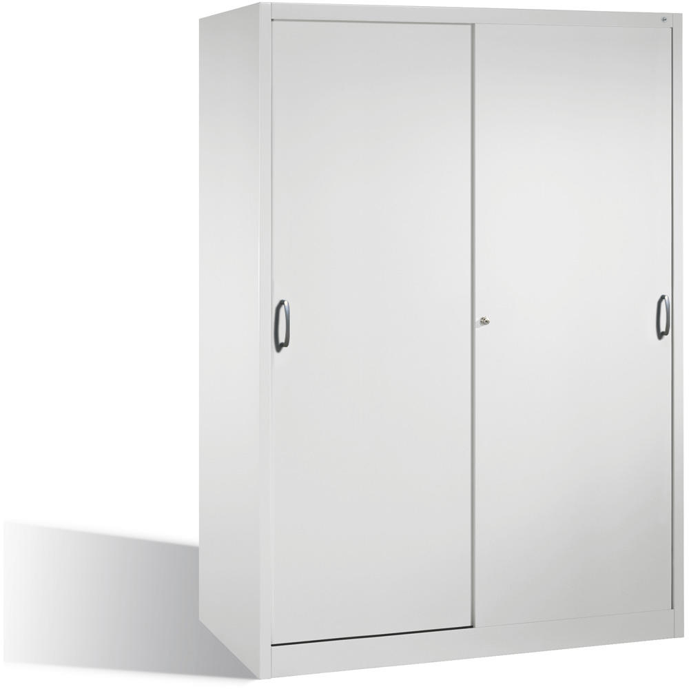 Schiebetürenschrank SYSTEM STB 100 | Lichtgrau RAL 7035 | 1600 | 600