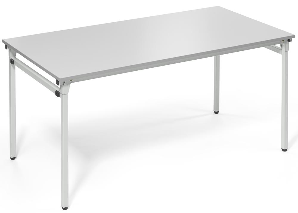 4-Fuß-Klapptisch | Lichtgrau | 1600 | 800 | Lichtgrau RAL 7035