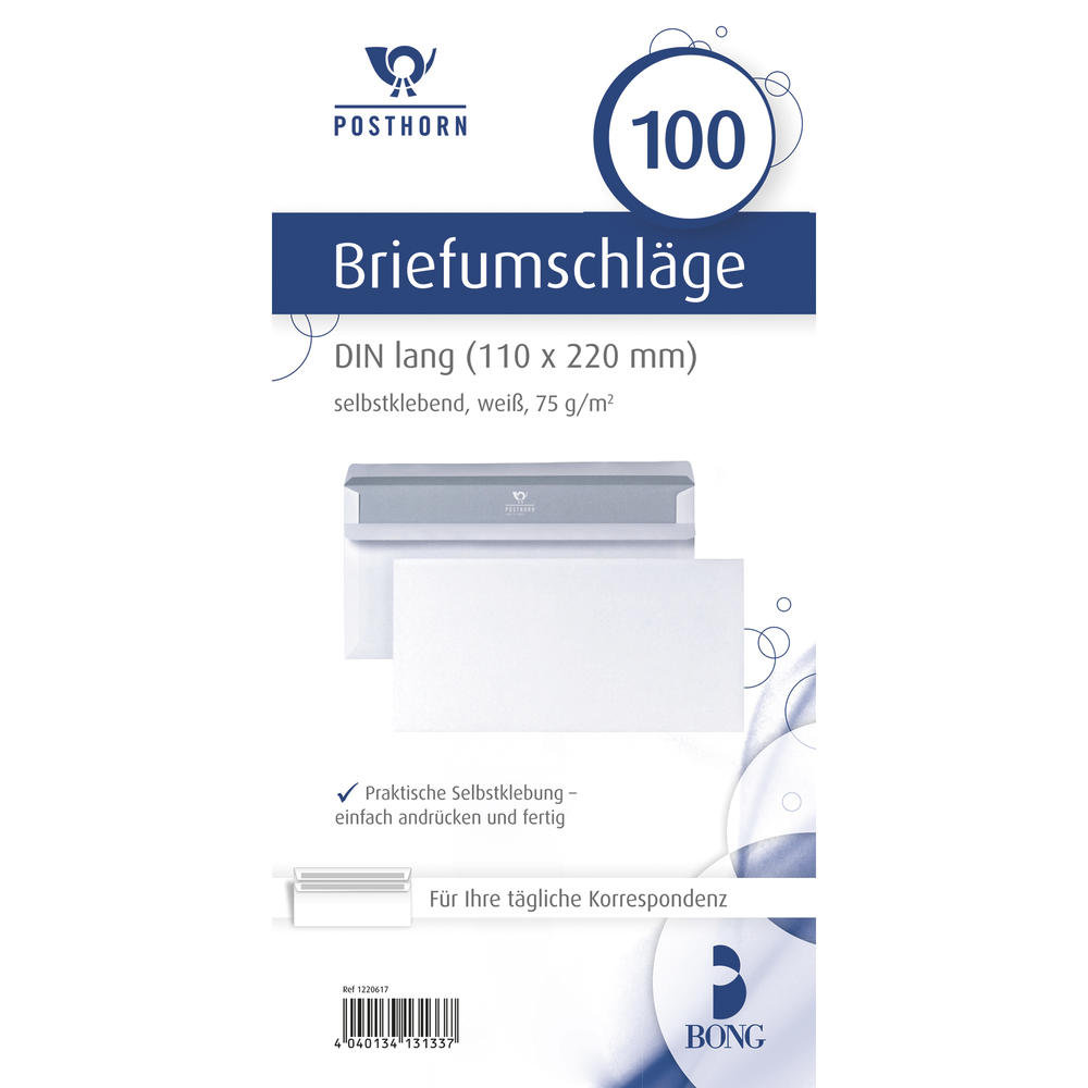 POSTHORN Briefumschlag 01220617 DL oF sk 75g ws