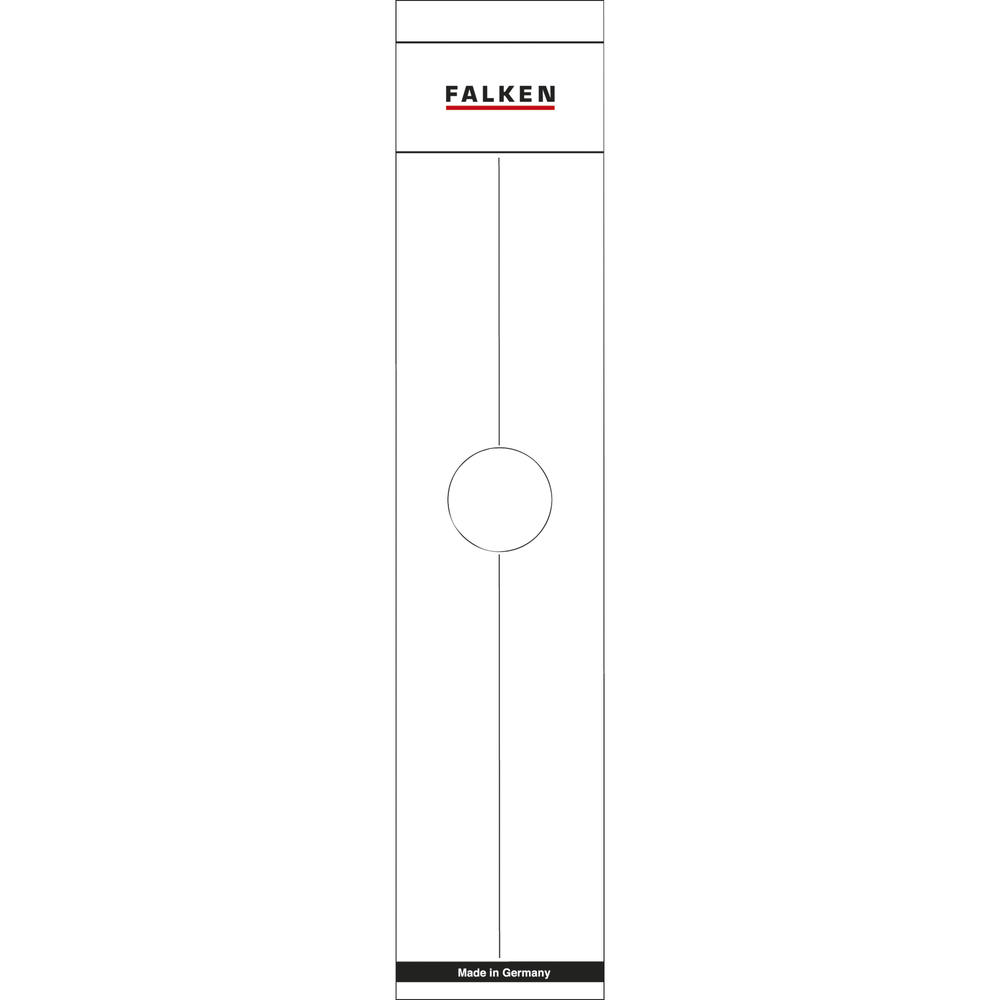 Falken Ordnerrückenschild 11287067 70mm weiß 10