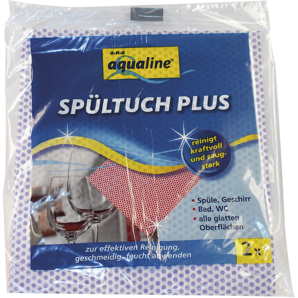aQualine Spültuch Plus 9006-02058 2 St./Pack.