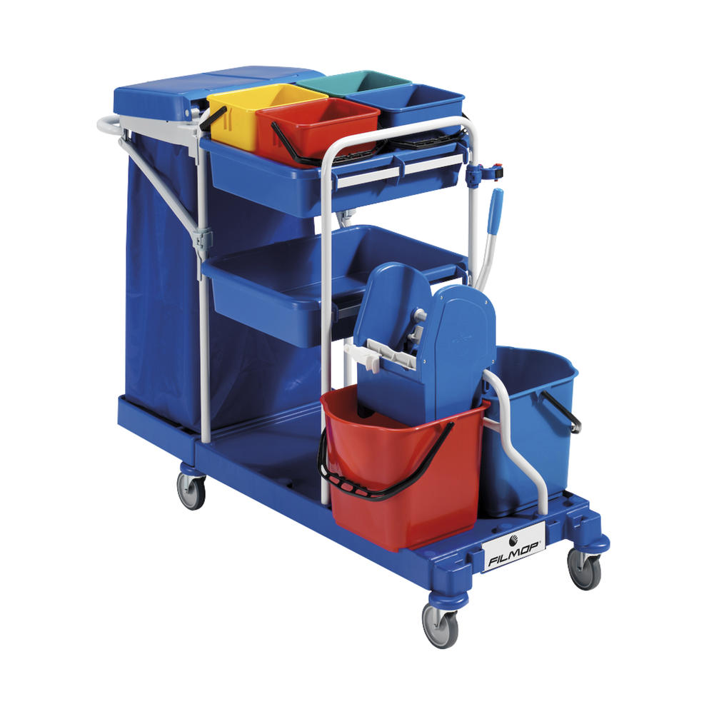 FILMOP Reinigungswagen Morgan MP3010A 4x6l 2x15l