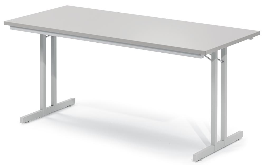 Klapptisch BASE-MODUL | Lichtgrau | 1200 | Lichtgrau RAL 7035