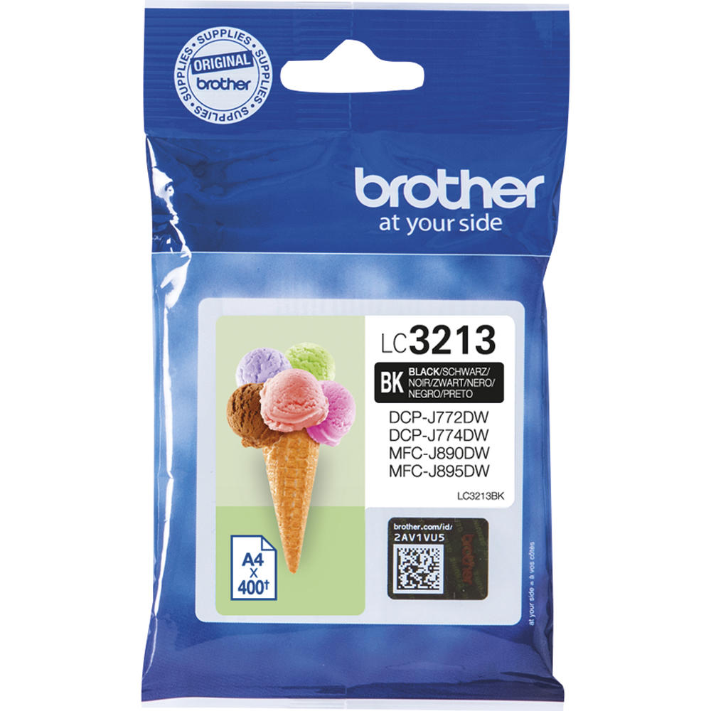 Brother Tintenpatrone LC3213BK schwarz