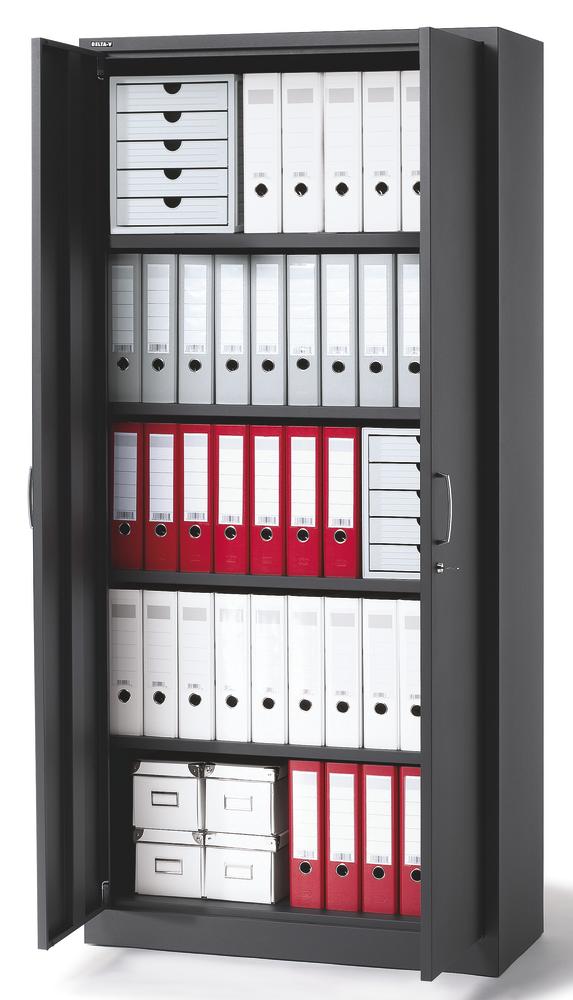 Flügeltürenschrank BASE LINE | Anthrazit | 920