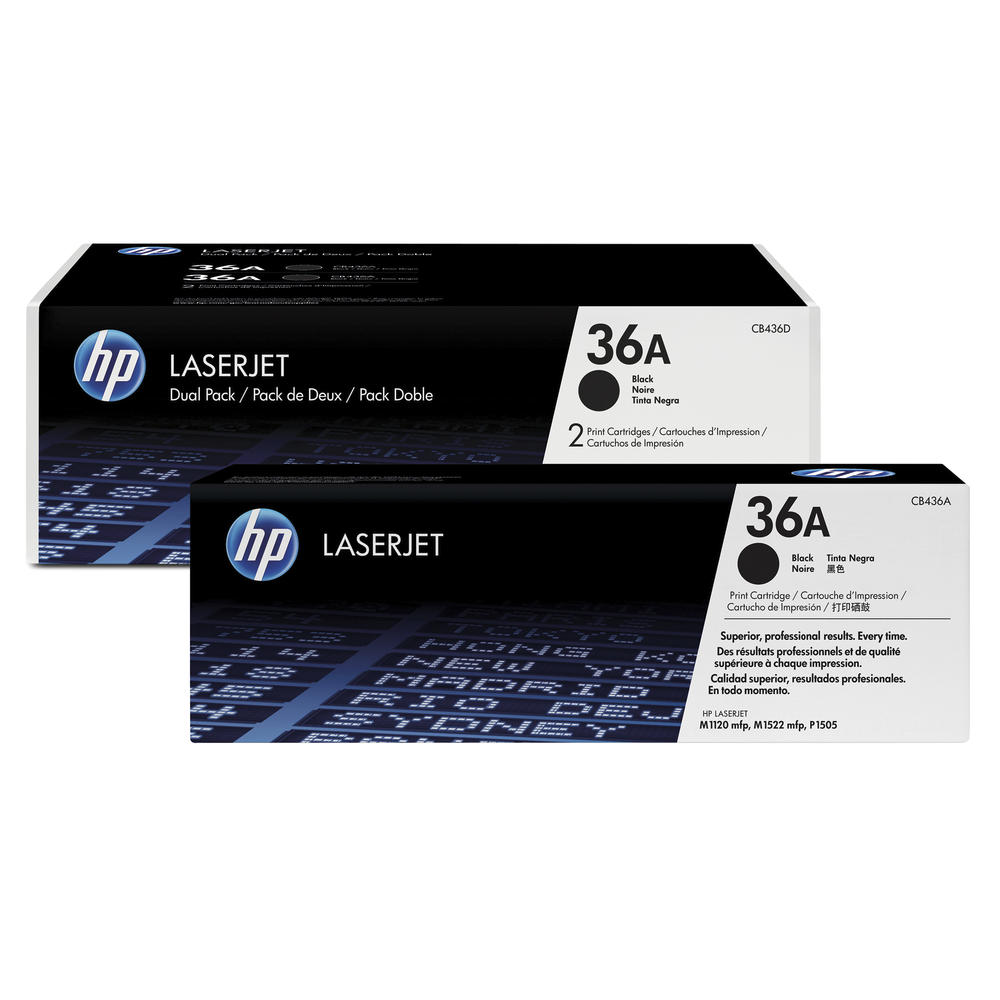 HP Toner CB436AD 36A 2.000Seiten schwarz 2