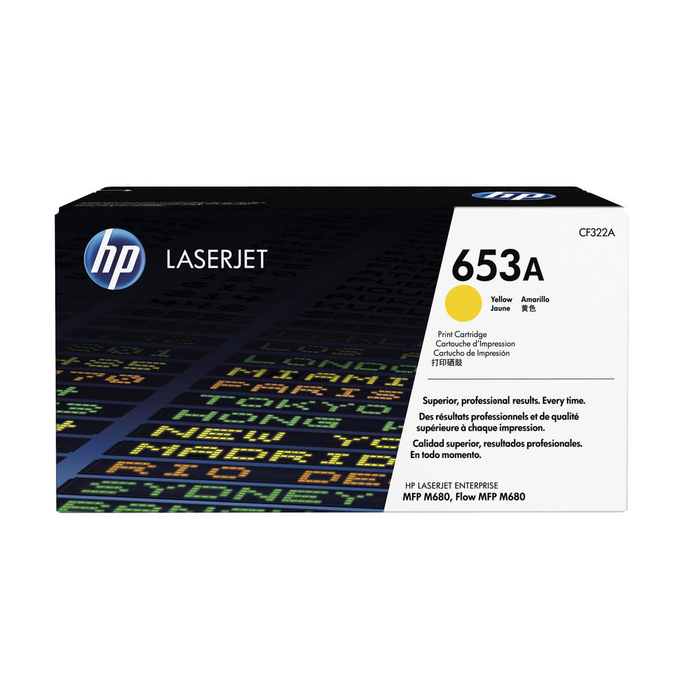 HP Toner CF322A 653A 16.500Seiten gelb