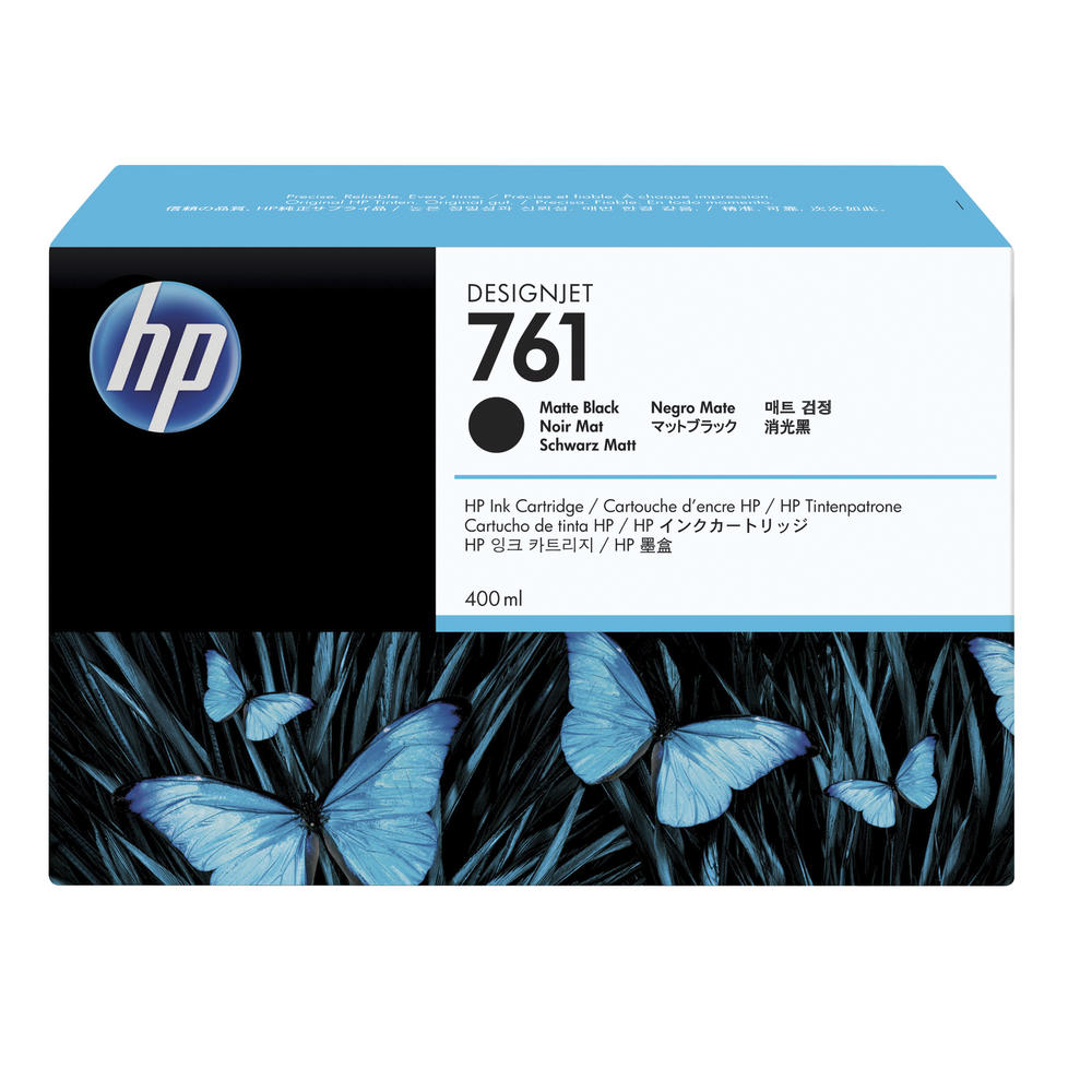 HP Tintenpatrone CM991A 761 400ml mattschwarz