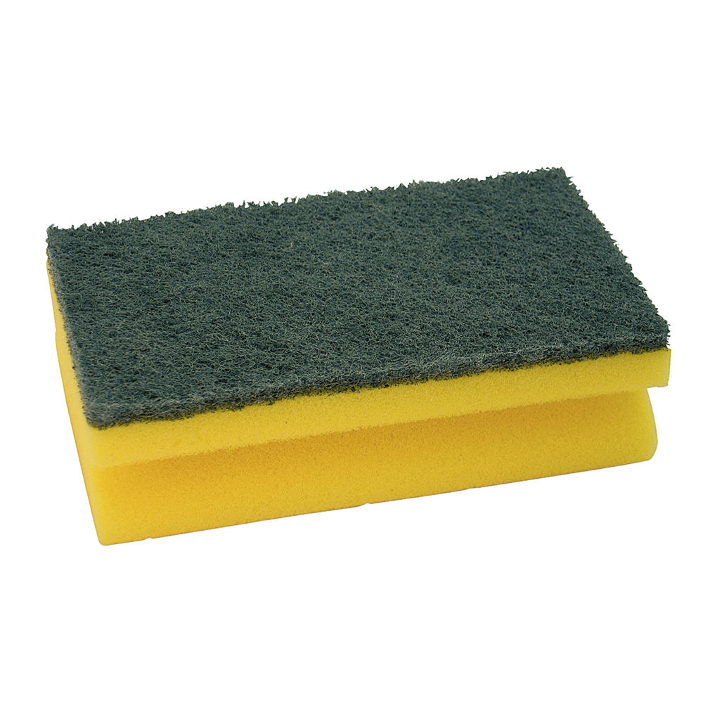 Schwamm 15x9cm Griffleiste gelb/grün