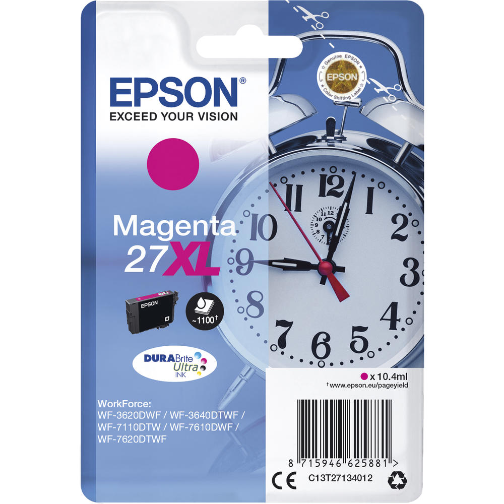 Epson Tintenpatrone C13T27134012 27XL 1.100Seiten