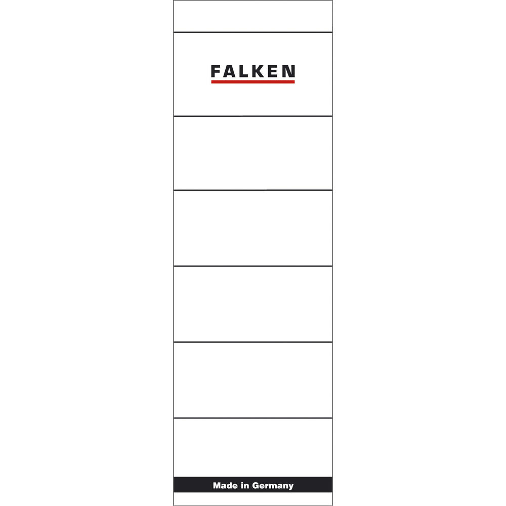 Falken Ordneretikett 80037047 breit/kurz sk weiß