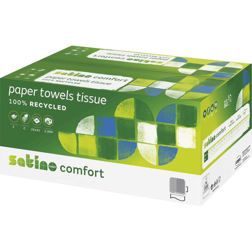 Satino Papierhandtuch Comfort 277280 25x41cm natur