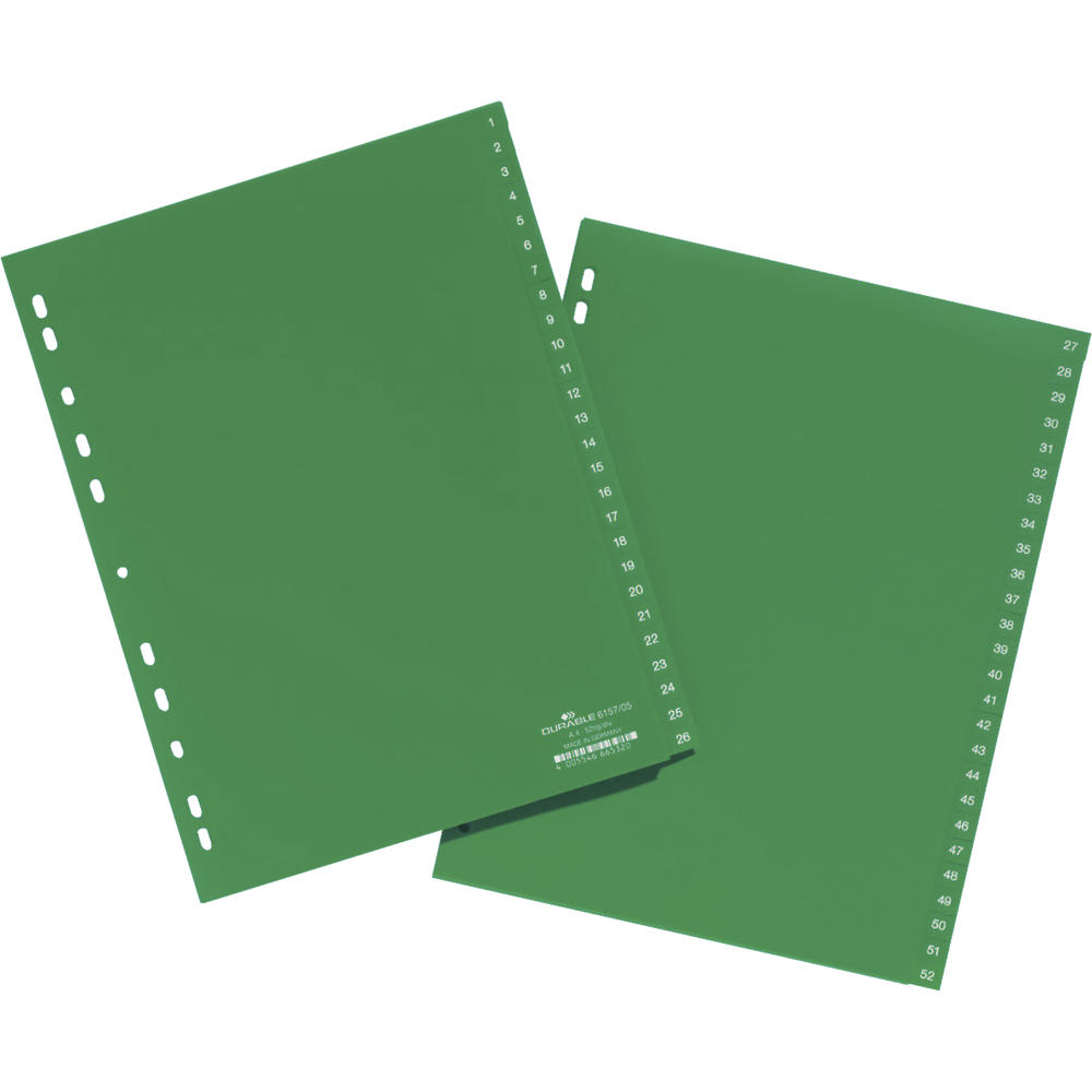 DURABLE Ordnerregister 615705 A4 2 Abläufe