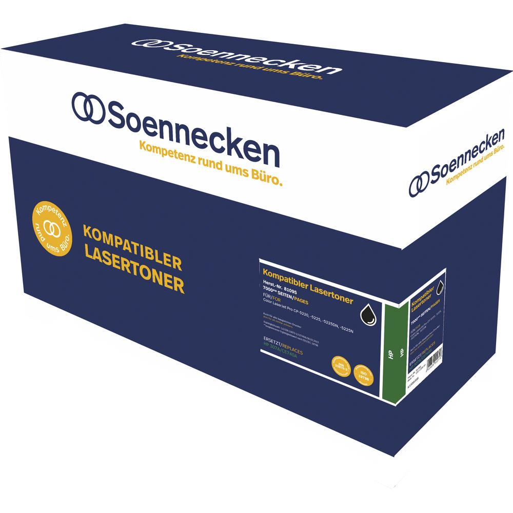 Soennecken Toner 81095 wie HP CE740A 307A schwarz