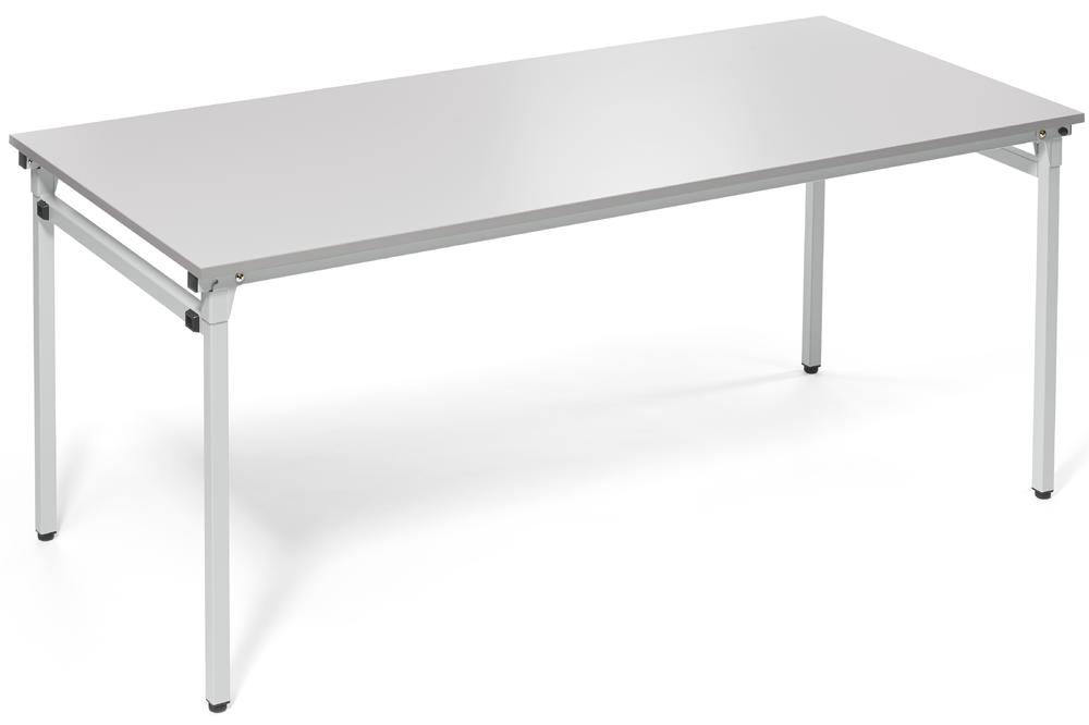 4-Fuß-Klapptisch | Lichtgrau | 1800 | 800 | Lichtgrau RAL 7035
