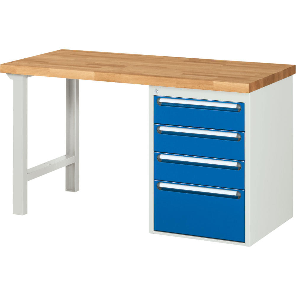 XXL-Werkbänke - 4 Schubladen 3x150, 1x270 mm | 1000 | 900