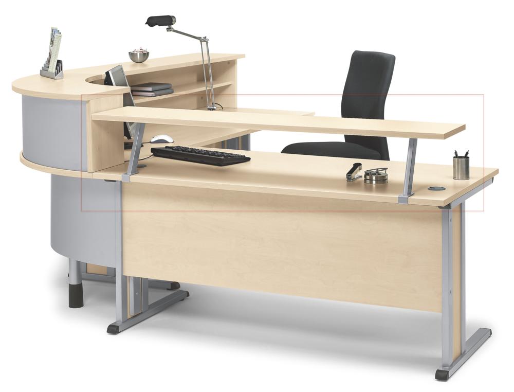 Zweite Ebene f. Schreibtisch MULTI MODUL | Ahorndekor | 1600