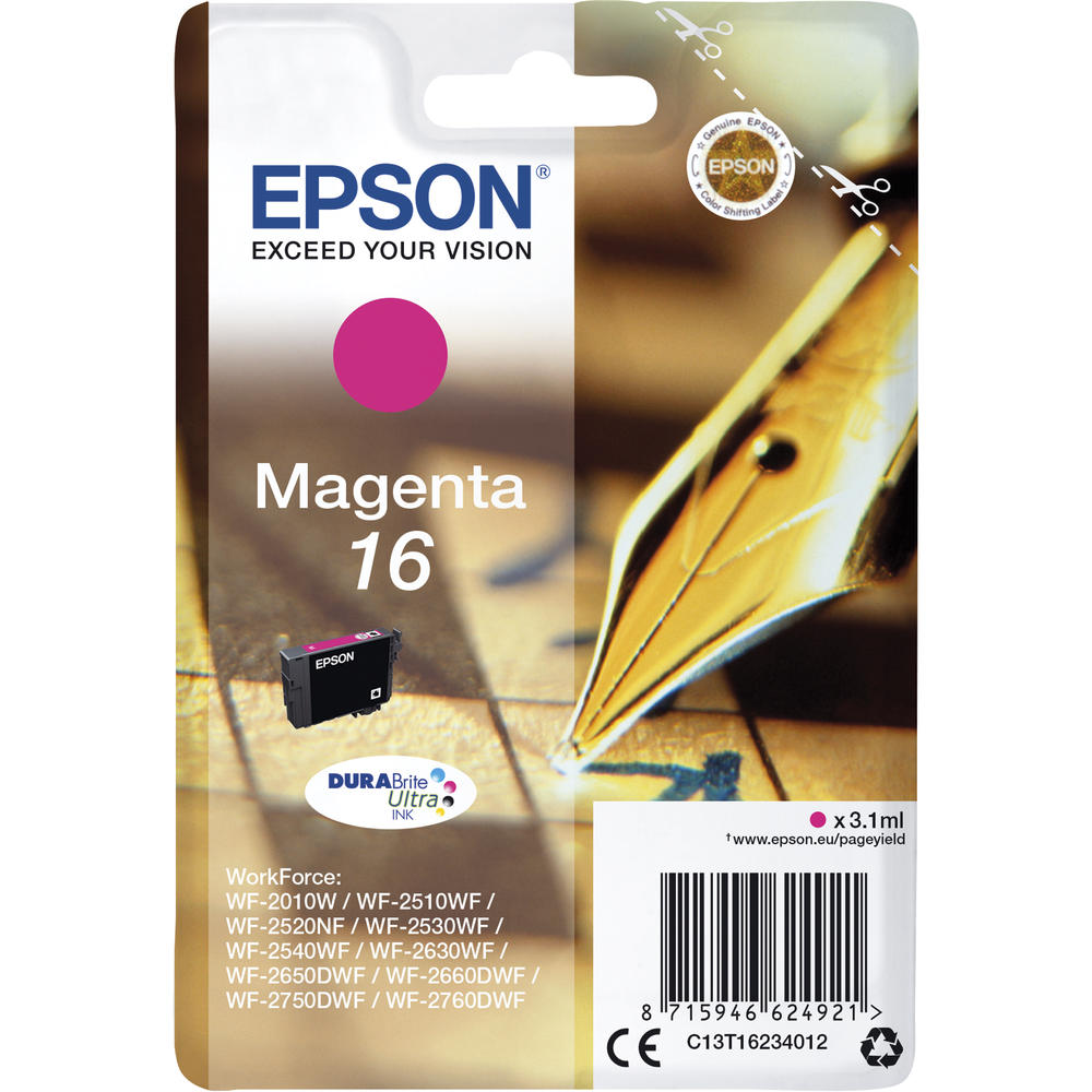 Epson Tintenpatrone C13T16234012 3,1ml magenta