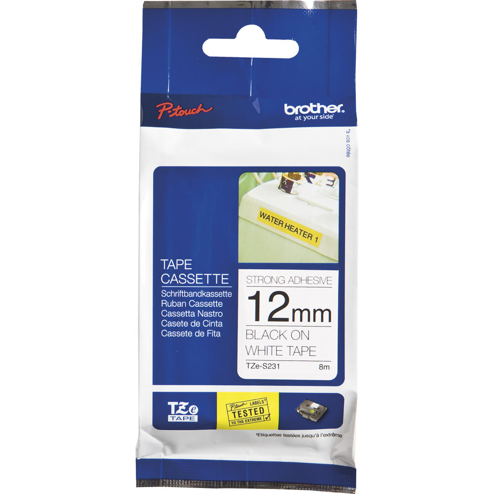 P-touch Schriftbandkassette TZES231 12mmx8m