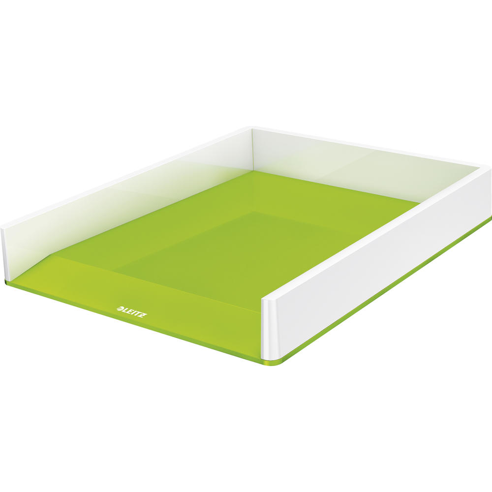 Leitz Briefkorb WOW 53611054 DIN A4 PS weiß/grün