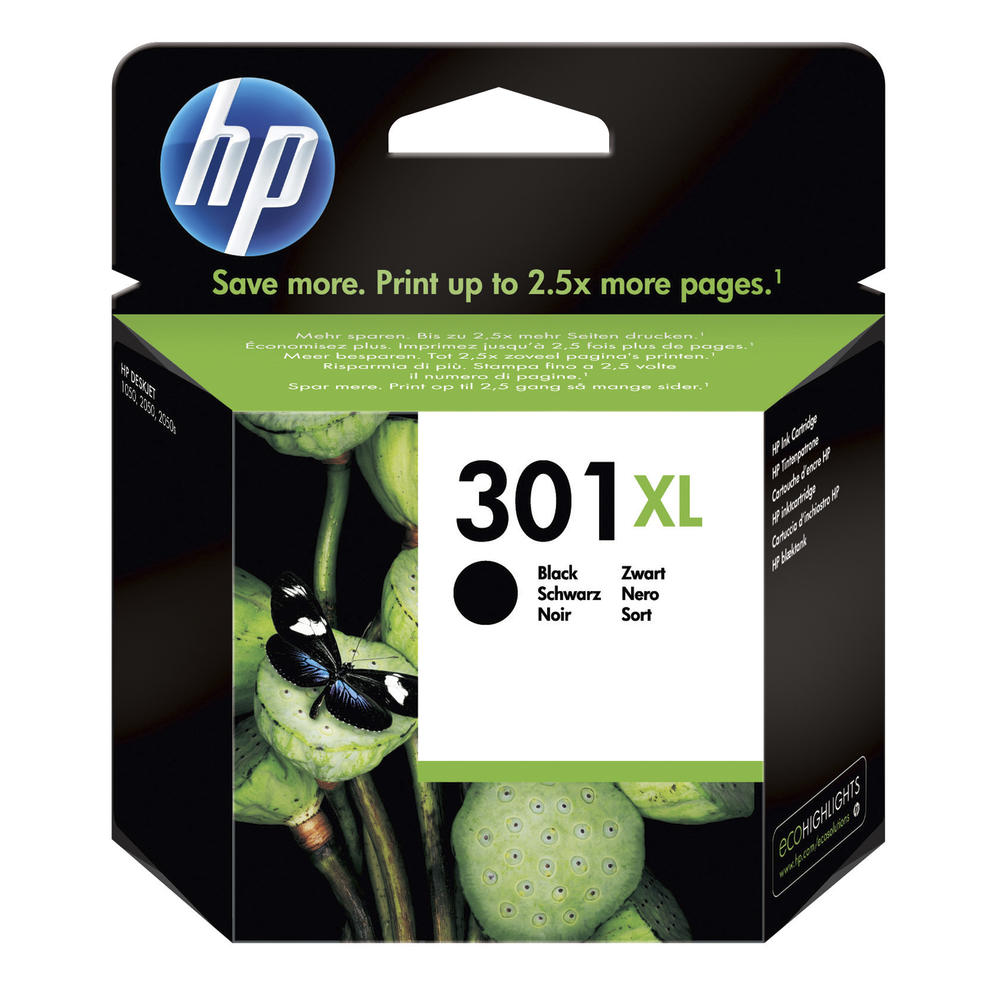 HP Tintenpatrone CH563EE 301XL 8ml schwarz