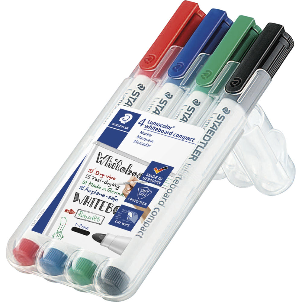 STAEDTLER Whiteboardmarker Lumocolor 341 WP4 4