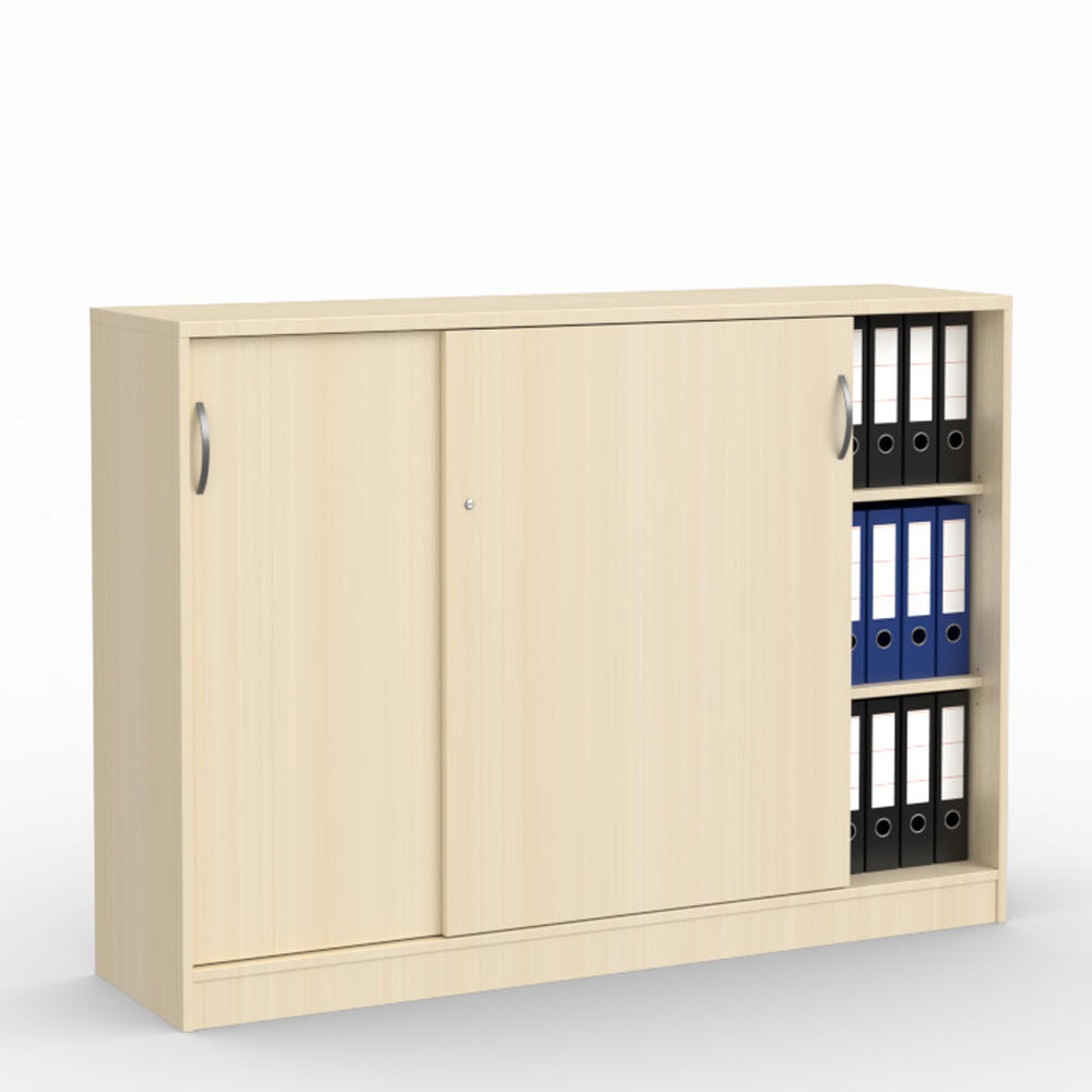 Schiebetürenschrank MULTI MODUL | Ahorndekor | 1600 | ohne Garderobe | 1145 mm (3 OH)