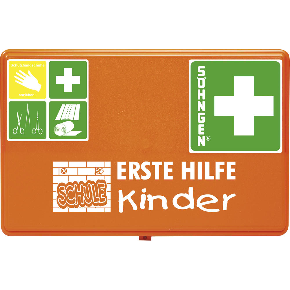 SÖHNGEN Verbandkasten SCHULE 0350051 orange