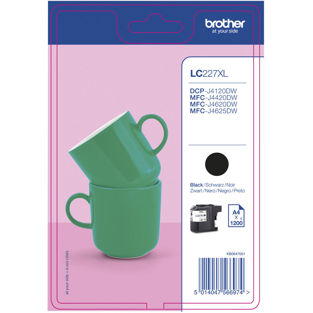 Brother Tintenpatrone LC227XLBK 1.200Seiten