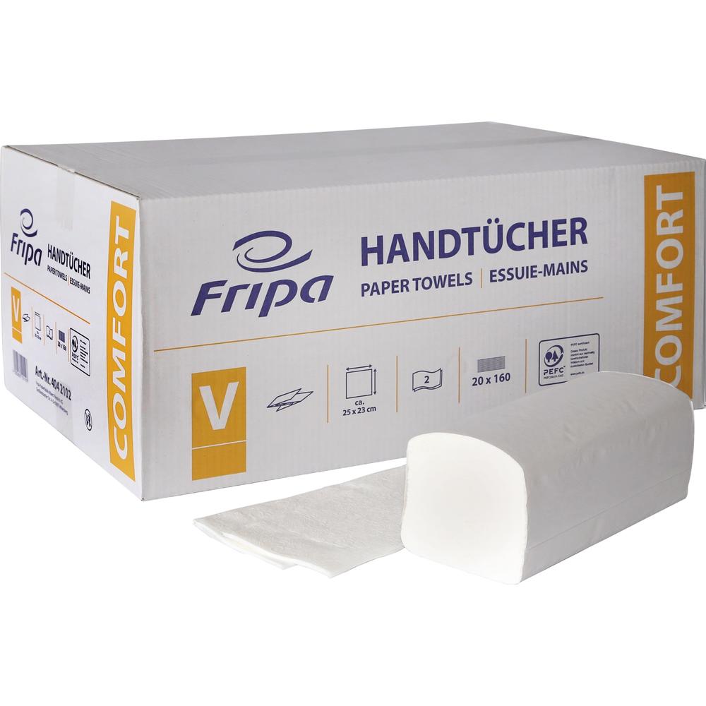 Fripa Papierhandtuch Comfort 4042102 25x23cm