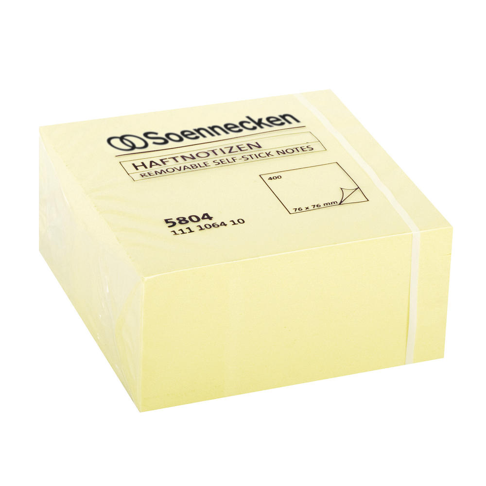 Soennecken Haftnotizwürfel 5804 75x75mm 400Blatt