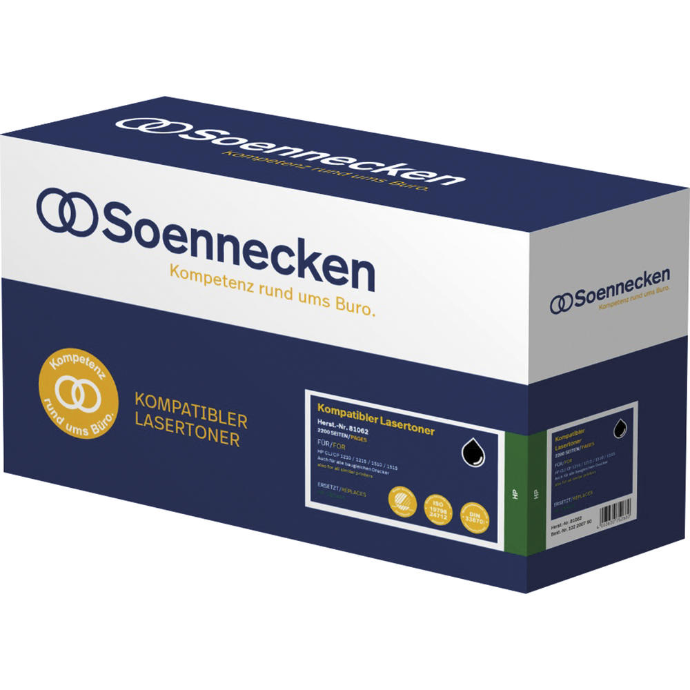 Soennecken Toner 81062 wie HP CB540A 125A schwarz