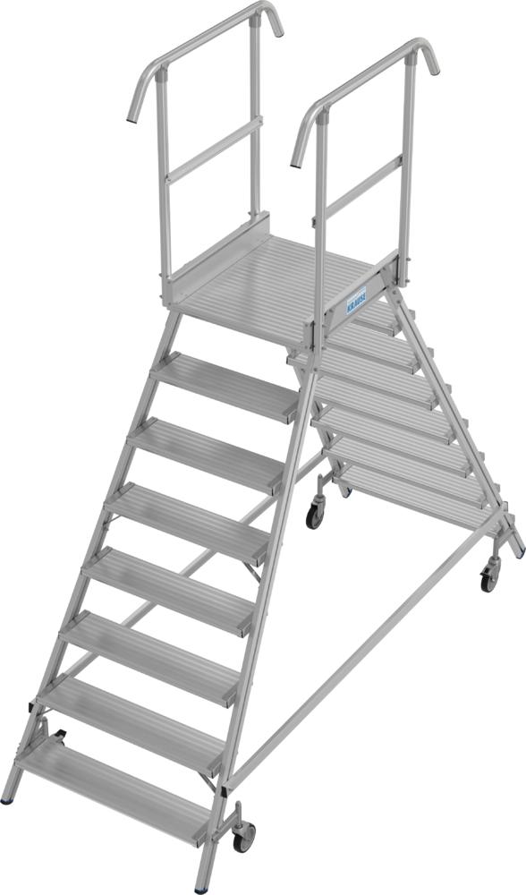 Podestleiter Stabilo Fahrbar Beids. 2x8 Stufen | Beidseitig | 3900