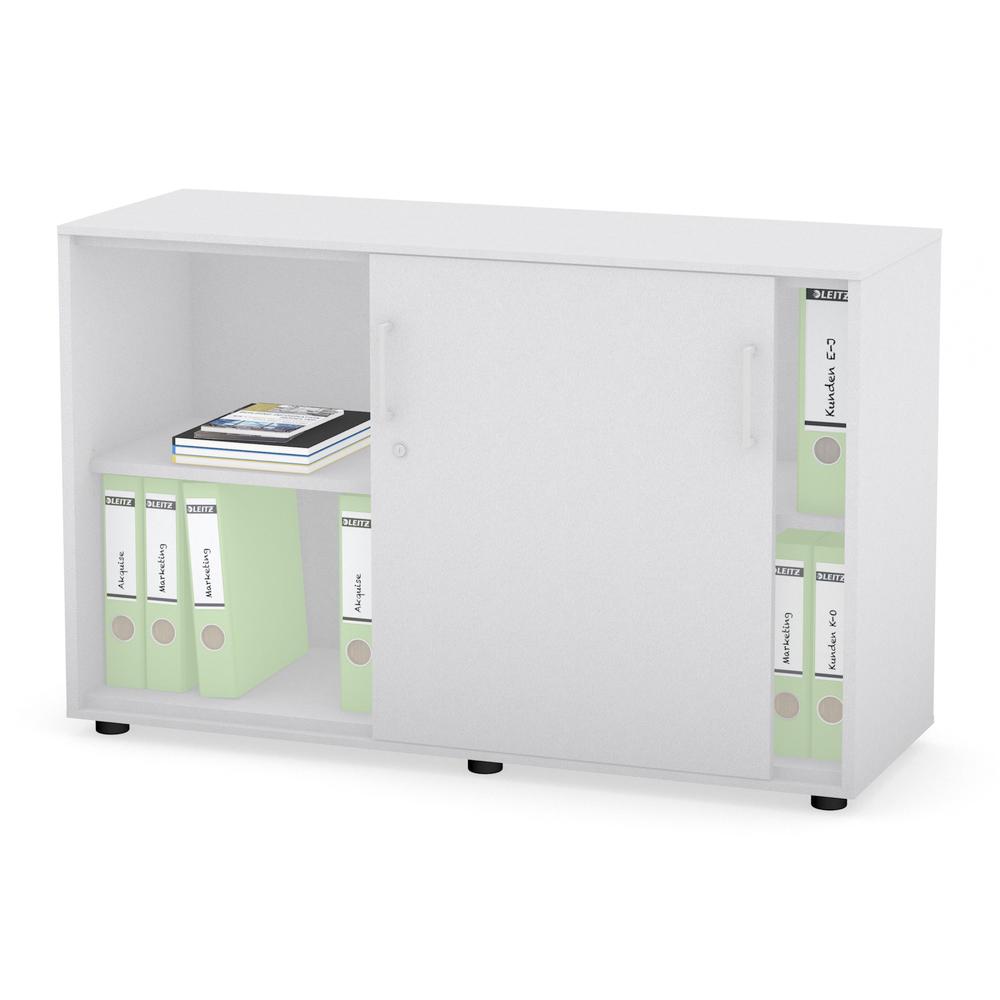 Schiebetürenschrank EVO | Lichtgrau | 758 mm (2 OH)