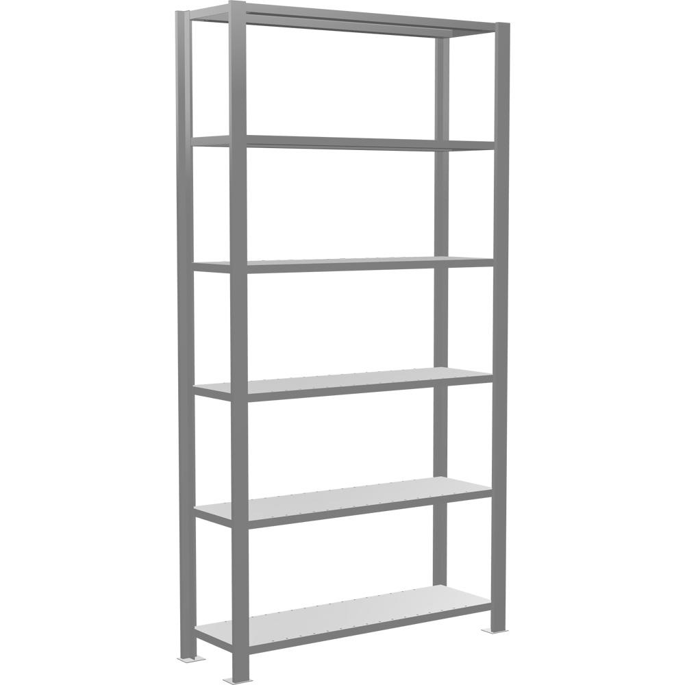 Steckregal ST 3000 | Verzinkt | 2000 | mit Anschlagleiste | 1000 | einseitige