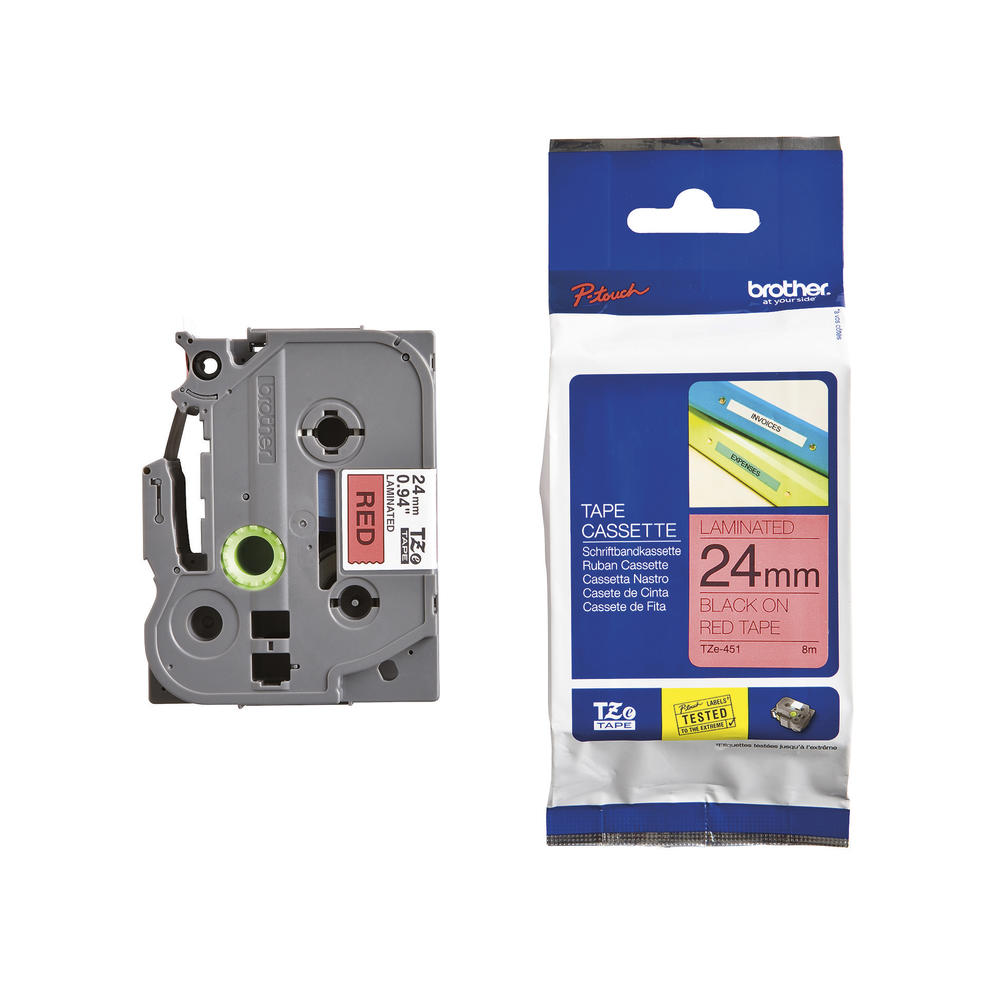 P-touch Schriftbandkassette TZE451 24mmx8m