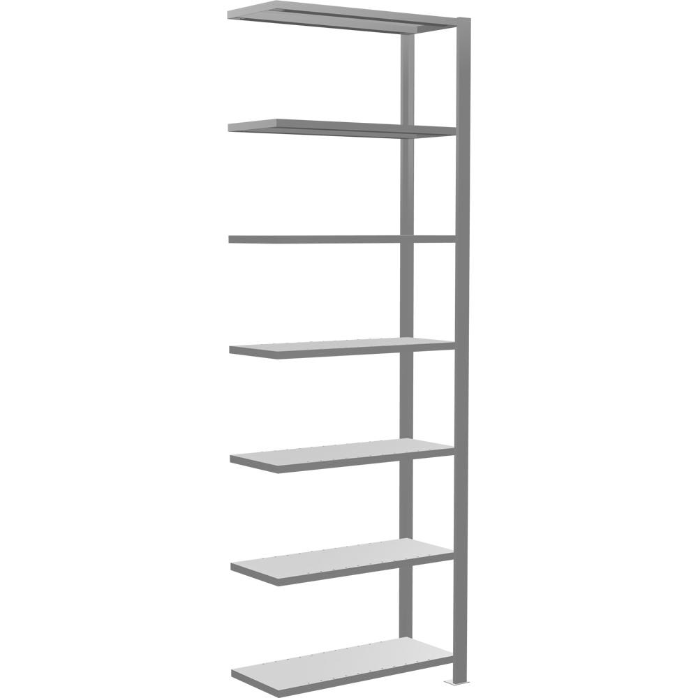 Steckregal ST 3000 - Anbauregal | Verzinkt | 2300 | ohne Anschlagleiste | 750 | einseitige