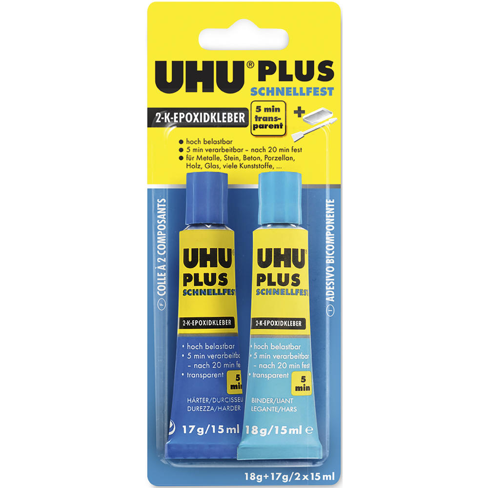 UHU Zweikomponentenkleber PLUS SCHNELLFEST 45700