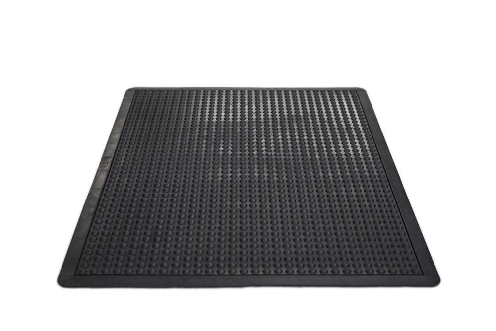 Arbeitsplatzmatte Dome Basic, Einzelmatte | Schwarz | Einzelmatte | Standard