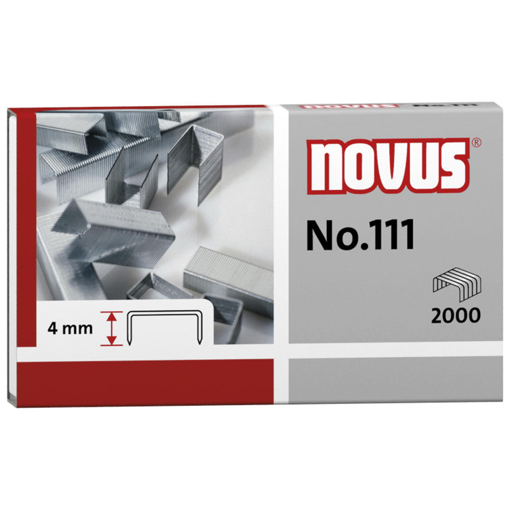 NOVUS Heftklammer No. 111 042-0036 verzinkt 2.000