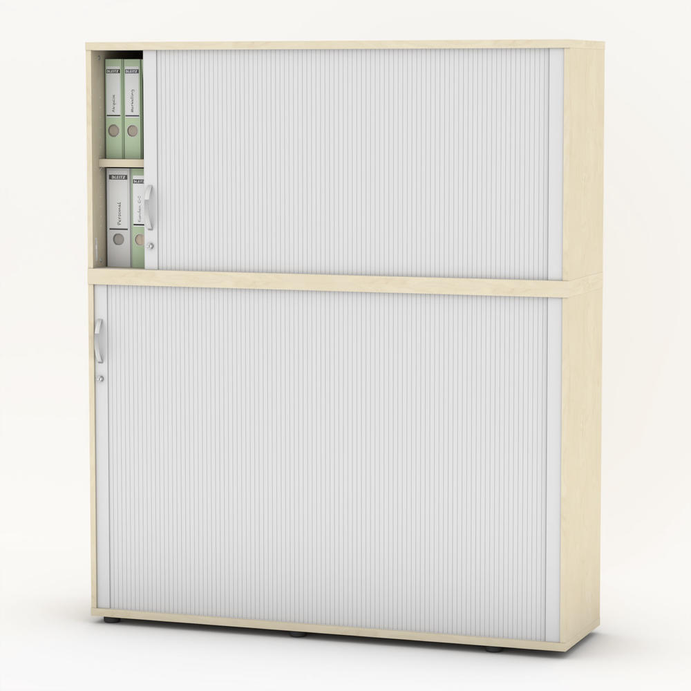 Rollladen-Aufsatzschrank iMODUL | Ahorndekor | 1600