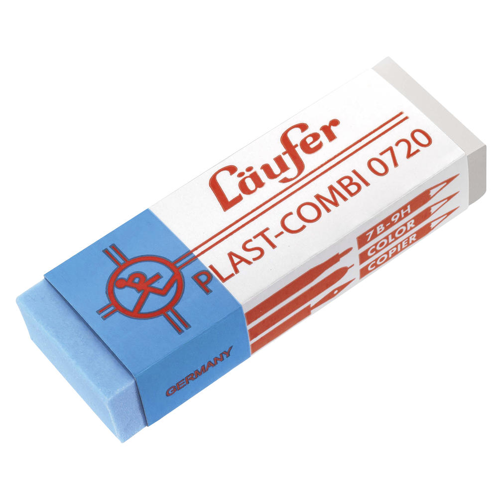 Läufer Radierer Plast-Combi 07200 65x21x12mm